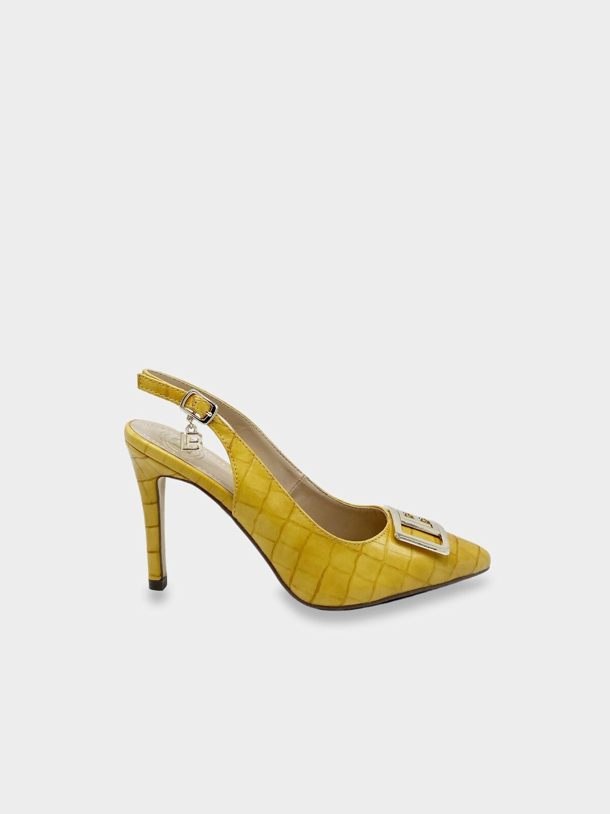 Tacco Alto Scarpe Tacco Giallo Fluo Décolleté Scarpe Donna Giallo