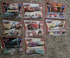 Lot of 8 Disney Pixar Cars Movie Doubles Die Cast Collector's Set