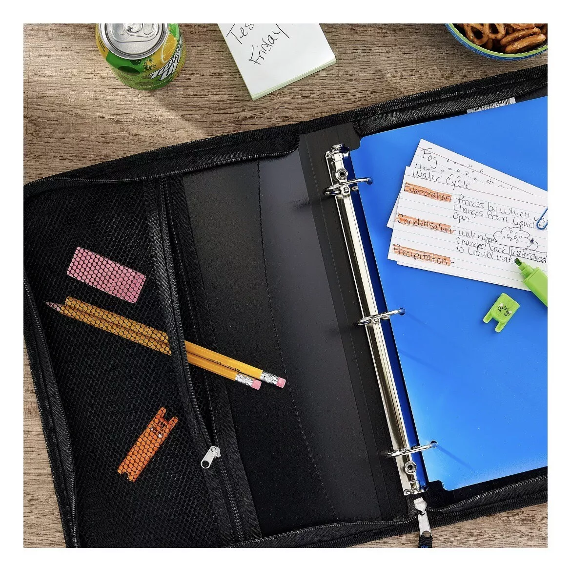 Binder sale zipper pouch