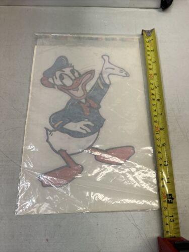 Vintage 1970’s Disney Donald Duck T-shirt Iron On Transfer Graphic - Picture 2 of 2