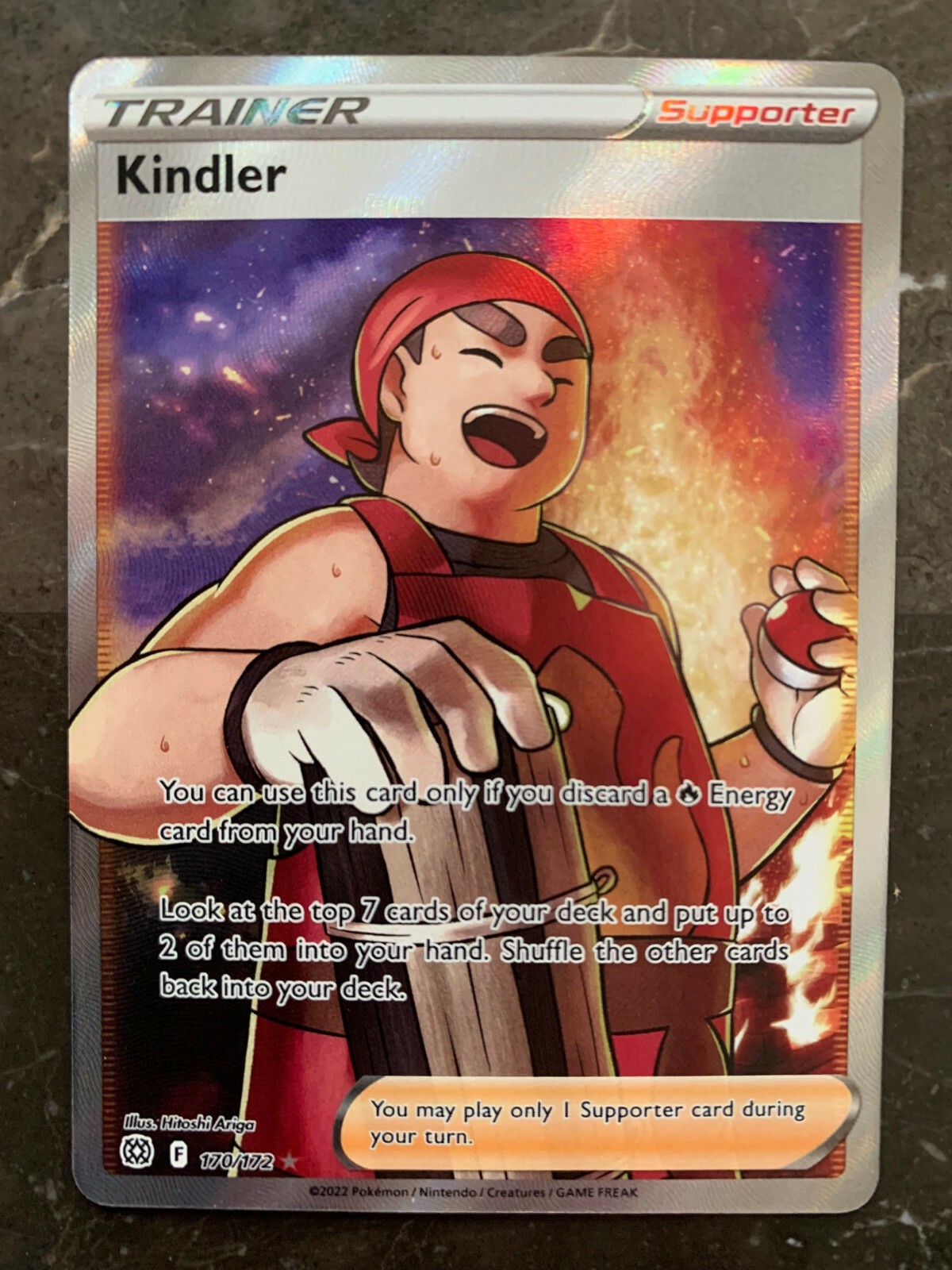 Pokemon Brilliant Stars - KINDLER FULL ART TRAINER 170/172 - NM/M