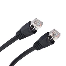 Outdoor Ethernet 20ft Shielded Solid Cat5e Cable Waterproof Buriedable Uv Resist