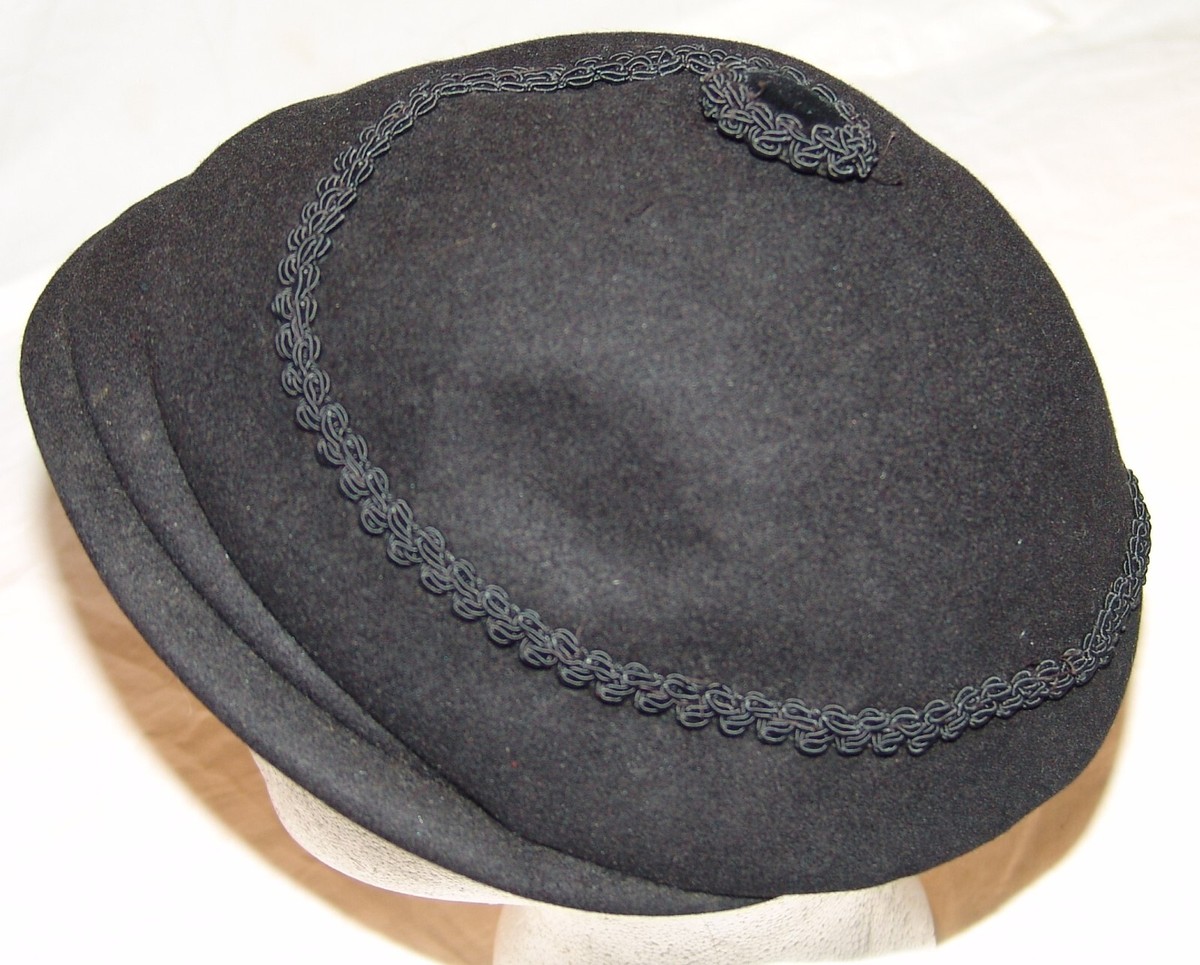 Coal Womens Elegant Black Wool Hat with Braided Band NWOT The Yukon Cable Knit Wool Brim Beanie | Coal Headwear main image 3