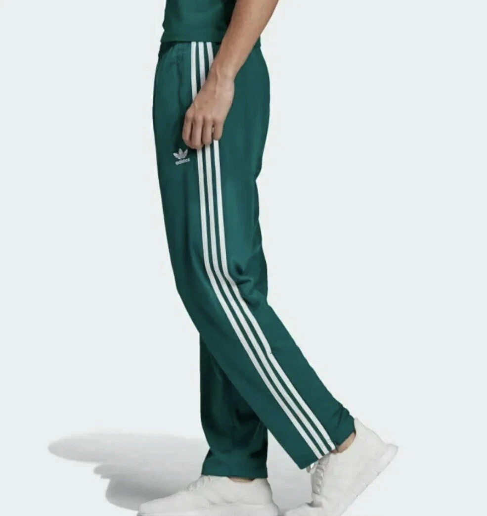 Adidas Men\'s Medium Adicolor Classic FireBird Track Pants Mineral Green  HL9345 | eBay