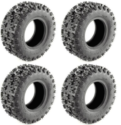 Carlisle Snow Hog ATV Tire Set 2 18x6.5-8 and 2 18x6.5-8 | eBay