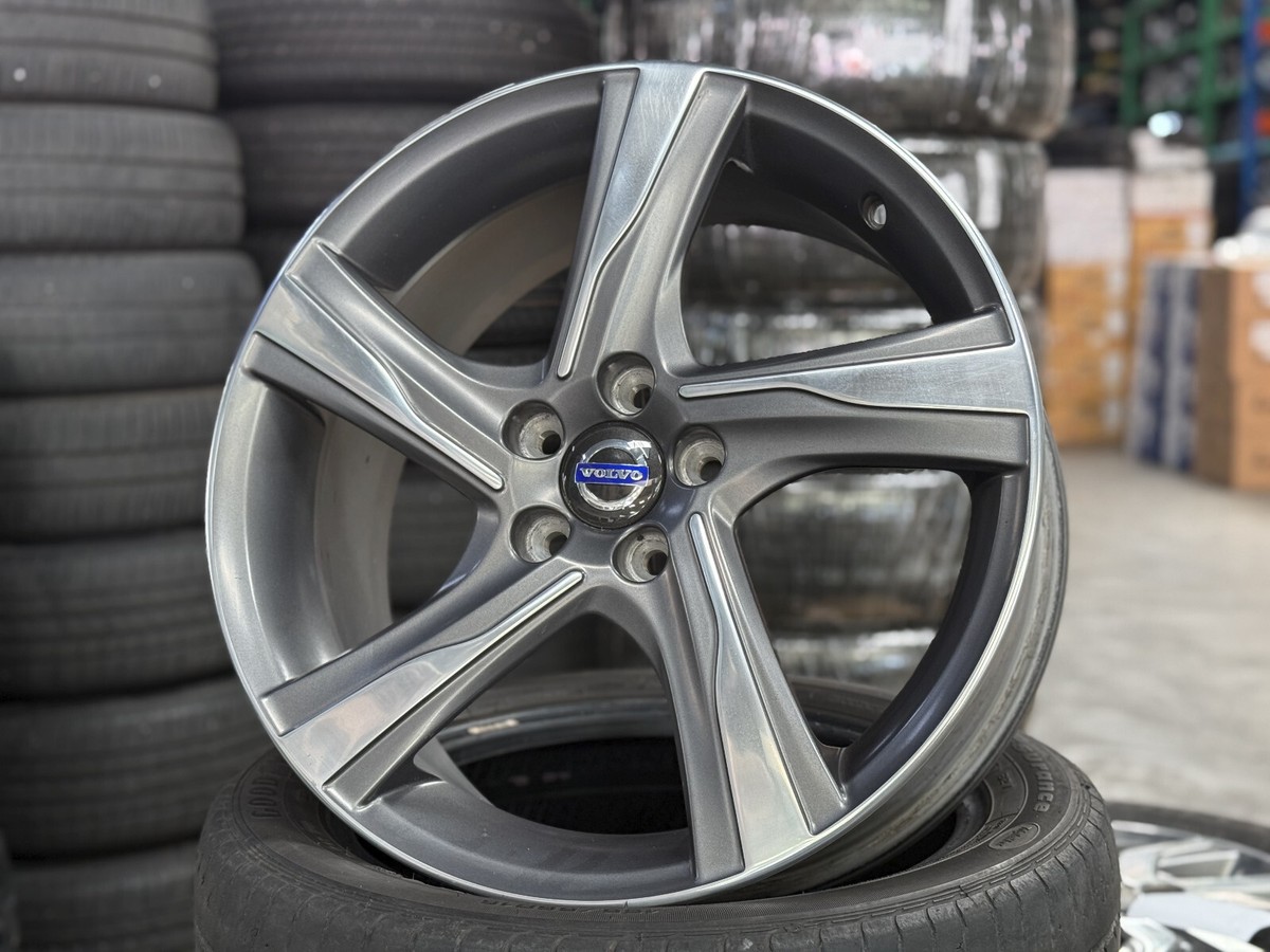 Genuine Used 18x8 Volvo V40 (4 Wheel) GREY 5x108 fit Volvo C40 V60