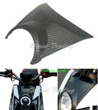 Cubierta superior del faro delantero de carbono para Yamaha Zuma BWS X-Over 125 YW125 BWSX125