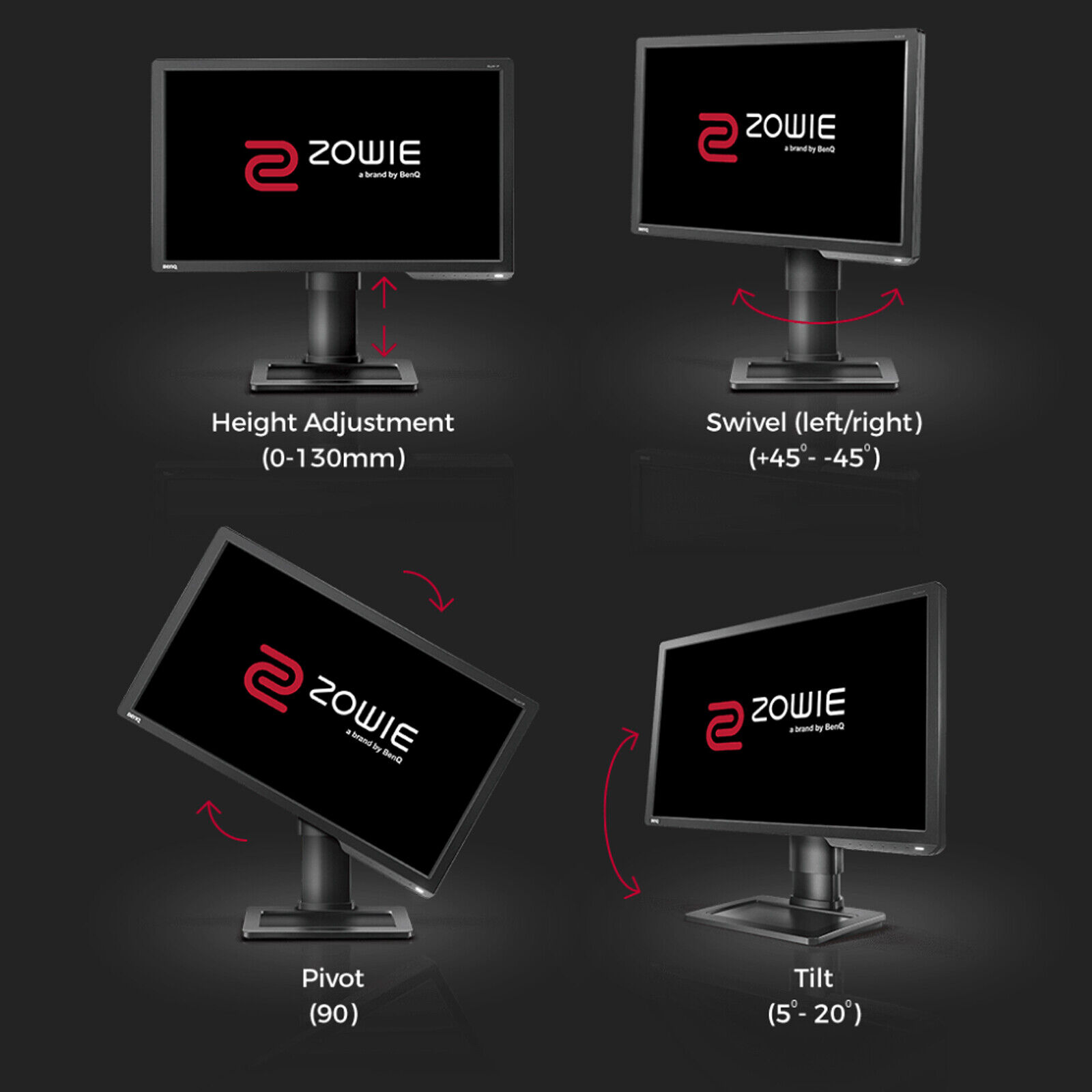 BenQ ZOWIE XL2411P Eyecare 144Hz 1ms Gaming 24