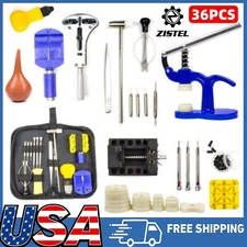 Professional Watch Repair Kit Watchmaker Back Case Opener Link Pin Spring Bar A+