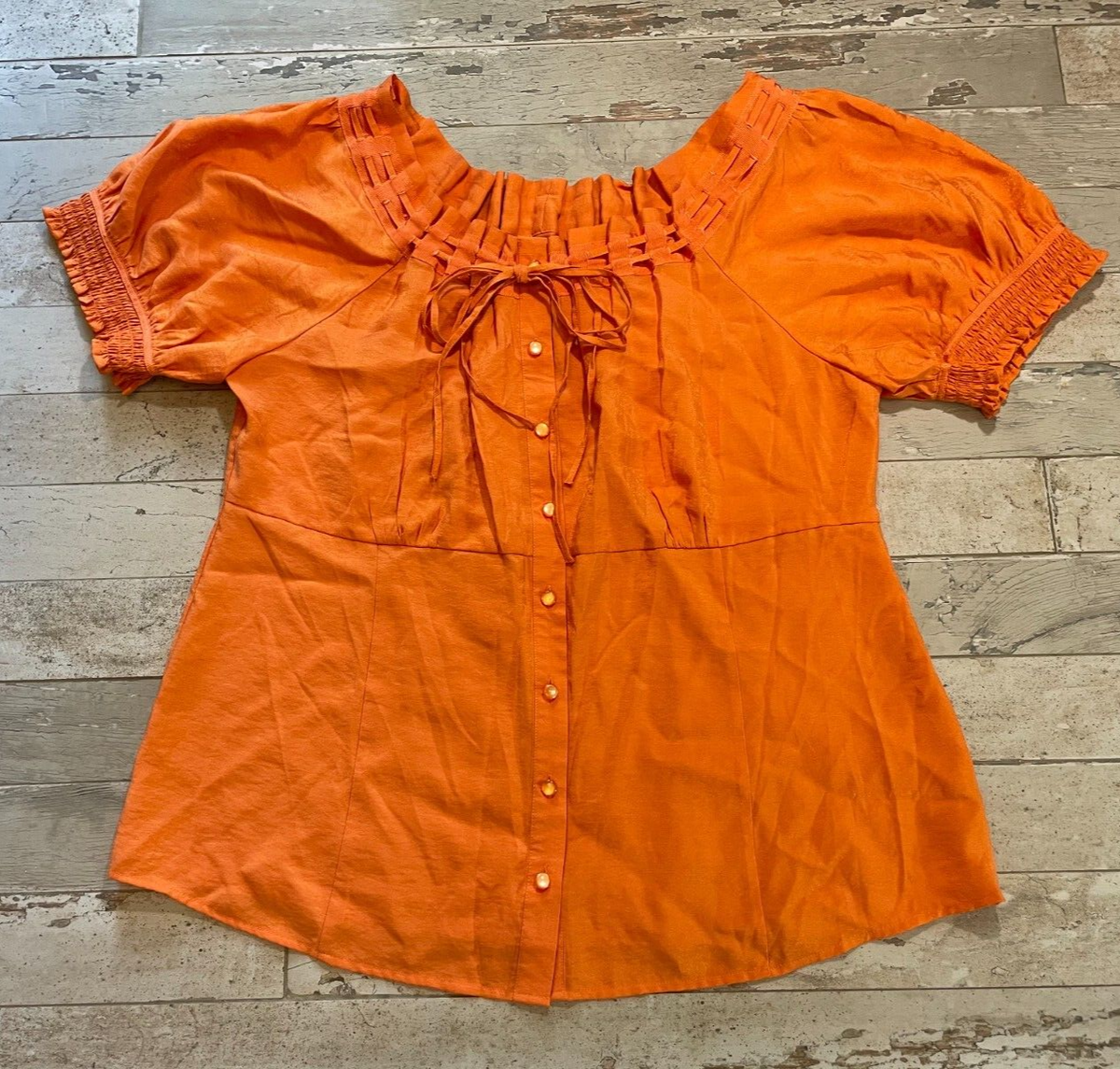 ameri HAND PIN TUCK SMOCK BLOUSE 最終値下げ｜ファッション
