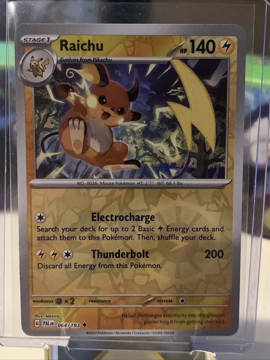 Pokémon TCG Raichu Scarlet & Violet - Paldea Evolved 064/193