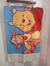 Vintage Winnie the Pooh Tigger Standard Pillowcase 2 Sided Friends Stripes USA