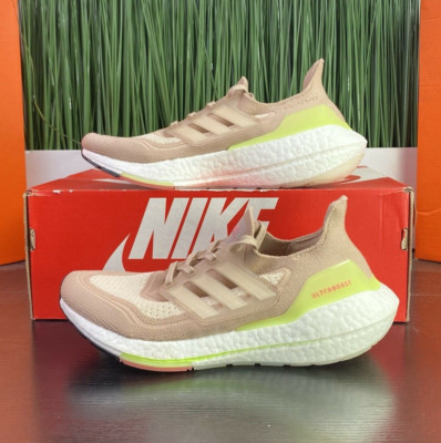 RARE Adidas Ultraboost 21 Womens Running Shoes Ash Pearl FY0399 Size 6 |  eBay