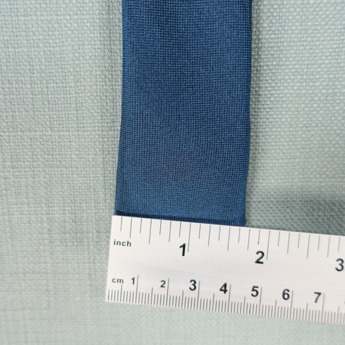 Hugo Boss Skinny Tie Mens Blue Silk Italian Formal Suit Smart Office - Picture 15 of 15