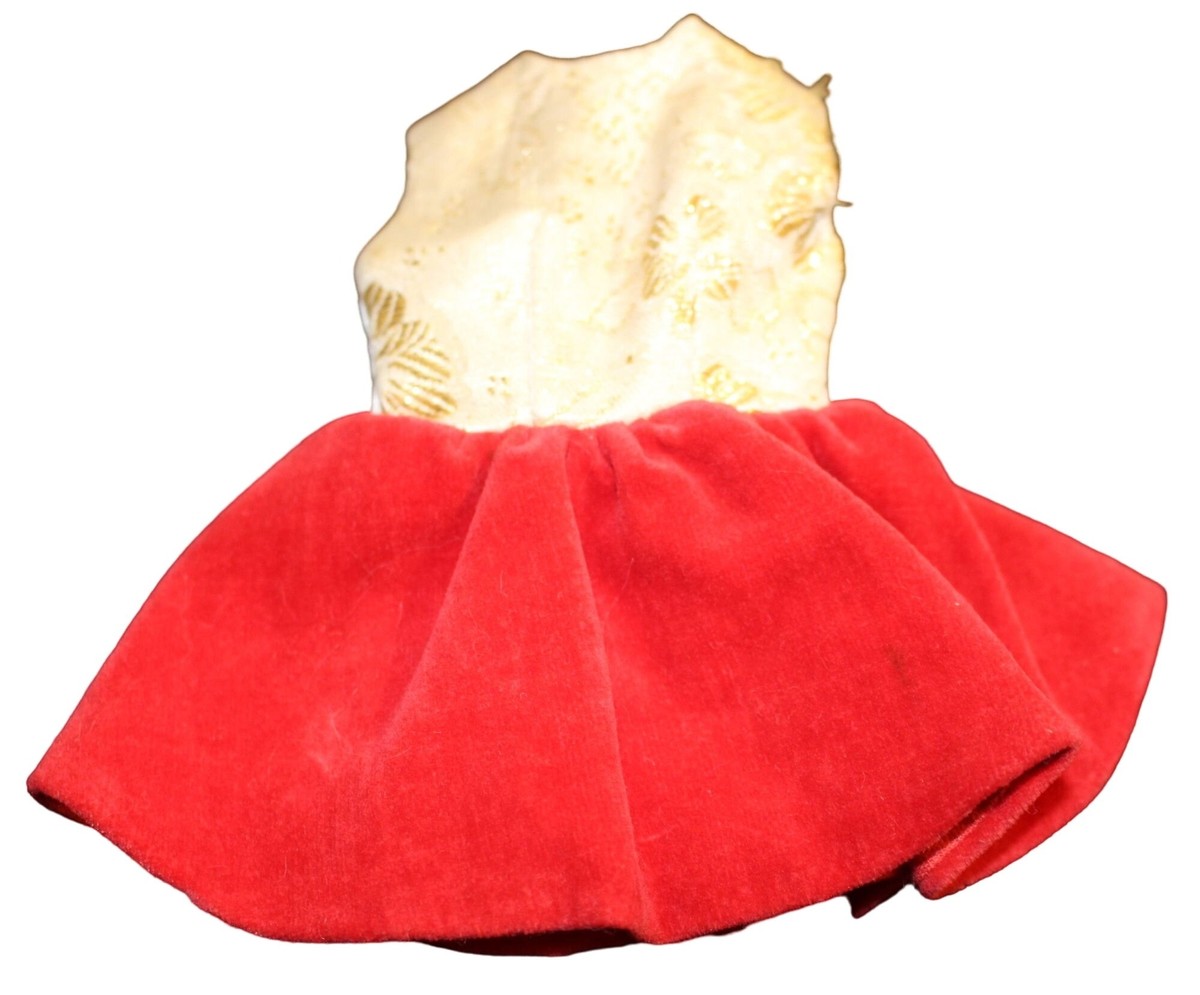 Vintage 1960's Tammy Doll Skate Date Red and Gold Dress #9177 Vintage 1960's Tammy Doll Skate Date Red and Gold Dress #9177