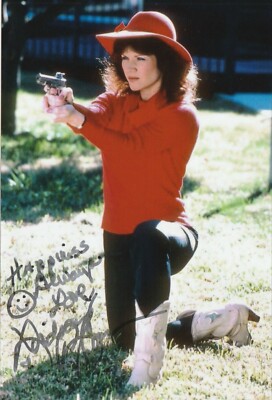 Lindsay Bloom handsigniertes 6 x 4 Zoll Mike Hammer Foto