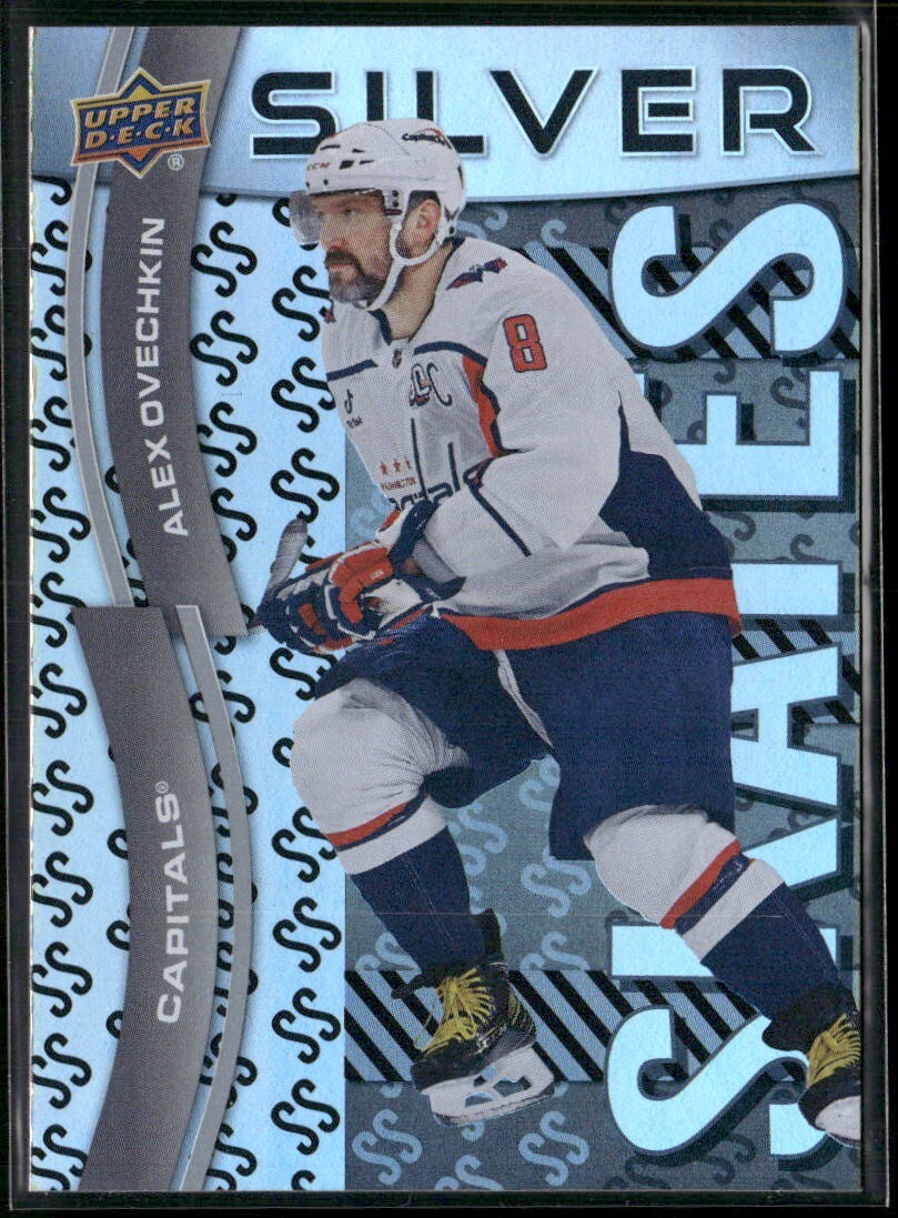 2024-25 UPPER DECK EXTENDED SERIES ALEX OVECHKIN SILVER SKATES #SS