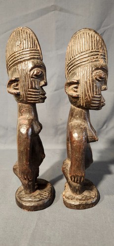 Ibeji Male & Female Twins,  LOT 36. Yoruba /Nigeria / Santeria - Picture 2 of 4