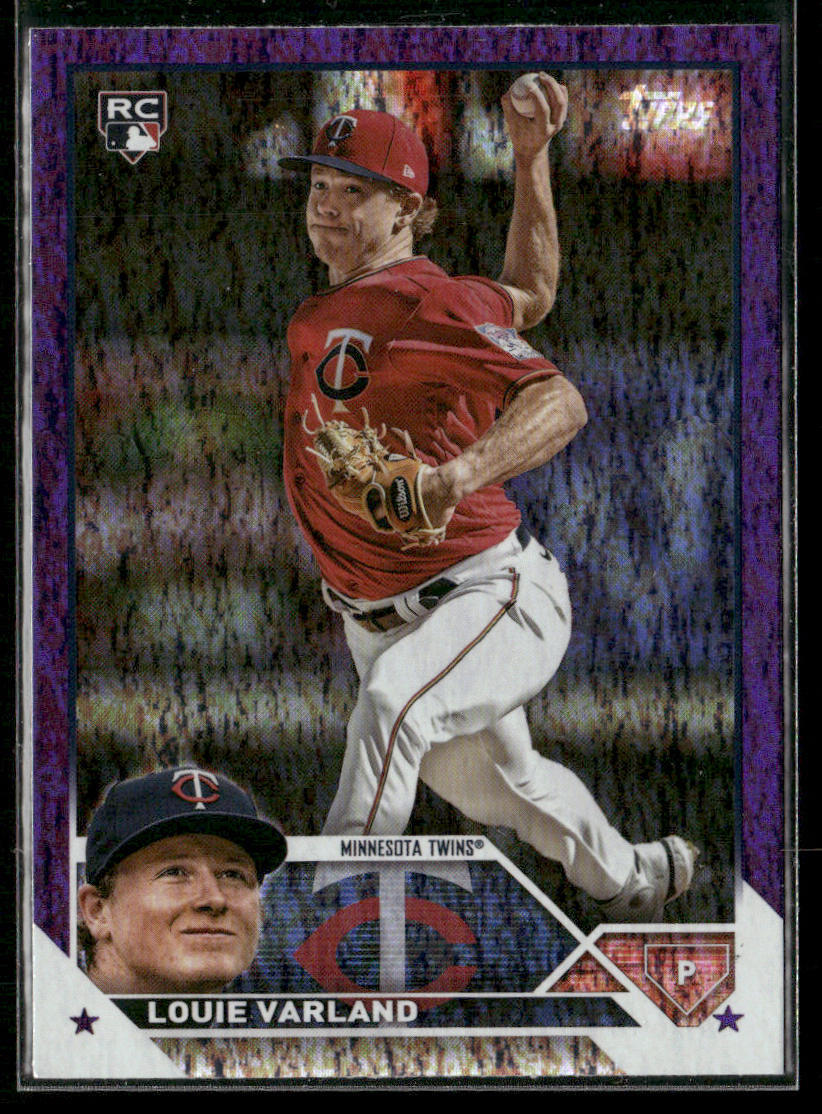 2023 Topps #441 Louie Varland Purple Foilboard #/799