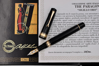 OMAS Arte Italiana Collection The Paragon Sigillo d Oro (Golden Seal) LE 269/300