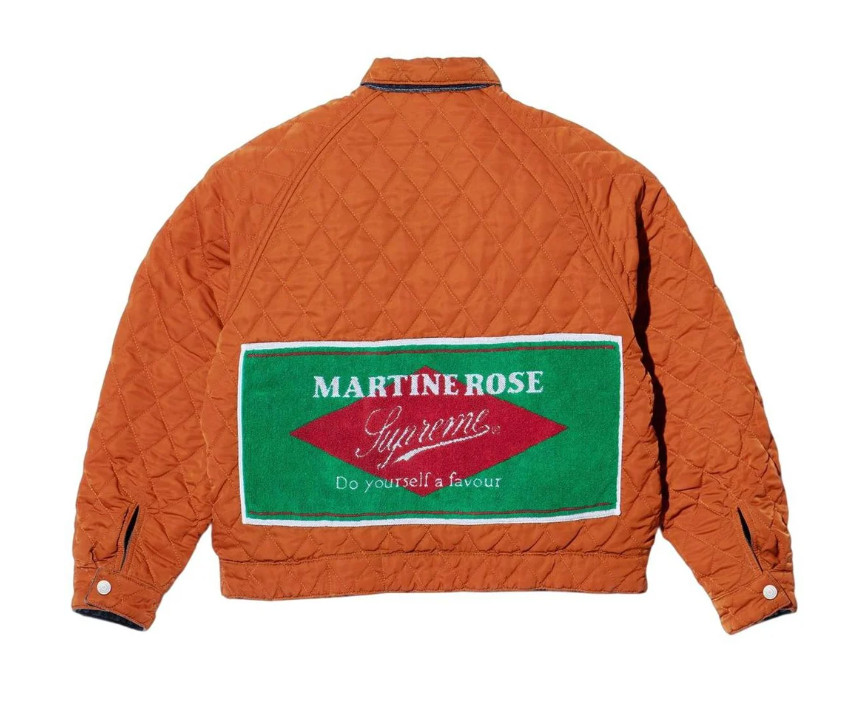 Supreme Martine Rose Reversible Trucker Jacket Size Large Washed Blue FW24 New