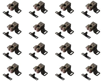 Double Roller Catch with High Feet Bronze Steel Latch 1.9''L with Screws for C...