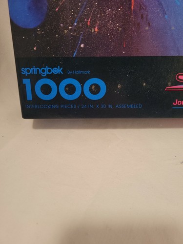 Vintage Springbok 1993 STAR TREK 1000 Piece Jigsaw Puzzle Robert Peak Hallmark - Picture 2 of 7