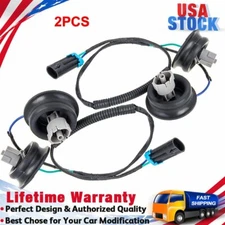 2PCS Dual Connectors Grommets Engine Knock Sensor Harness for Cadillac Chevy GMC