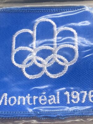 Écusson Rouge Vintage - Jeux Olympiques Montréal 1976 - XXIe Olympiade - Patch Collector