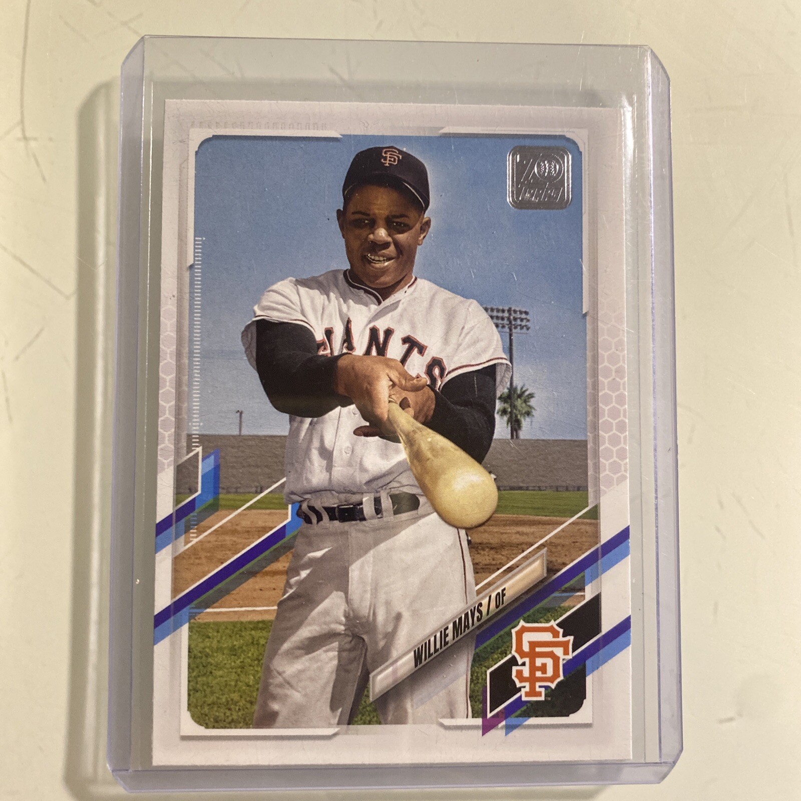 2021 Topps Series 2 WILLIE MAYS IMAGE VARIATION SP #616 (CODE 441) GIANTS HOF