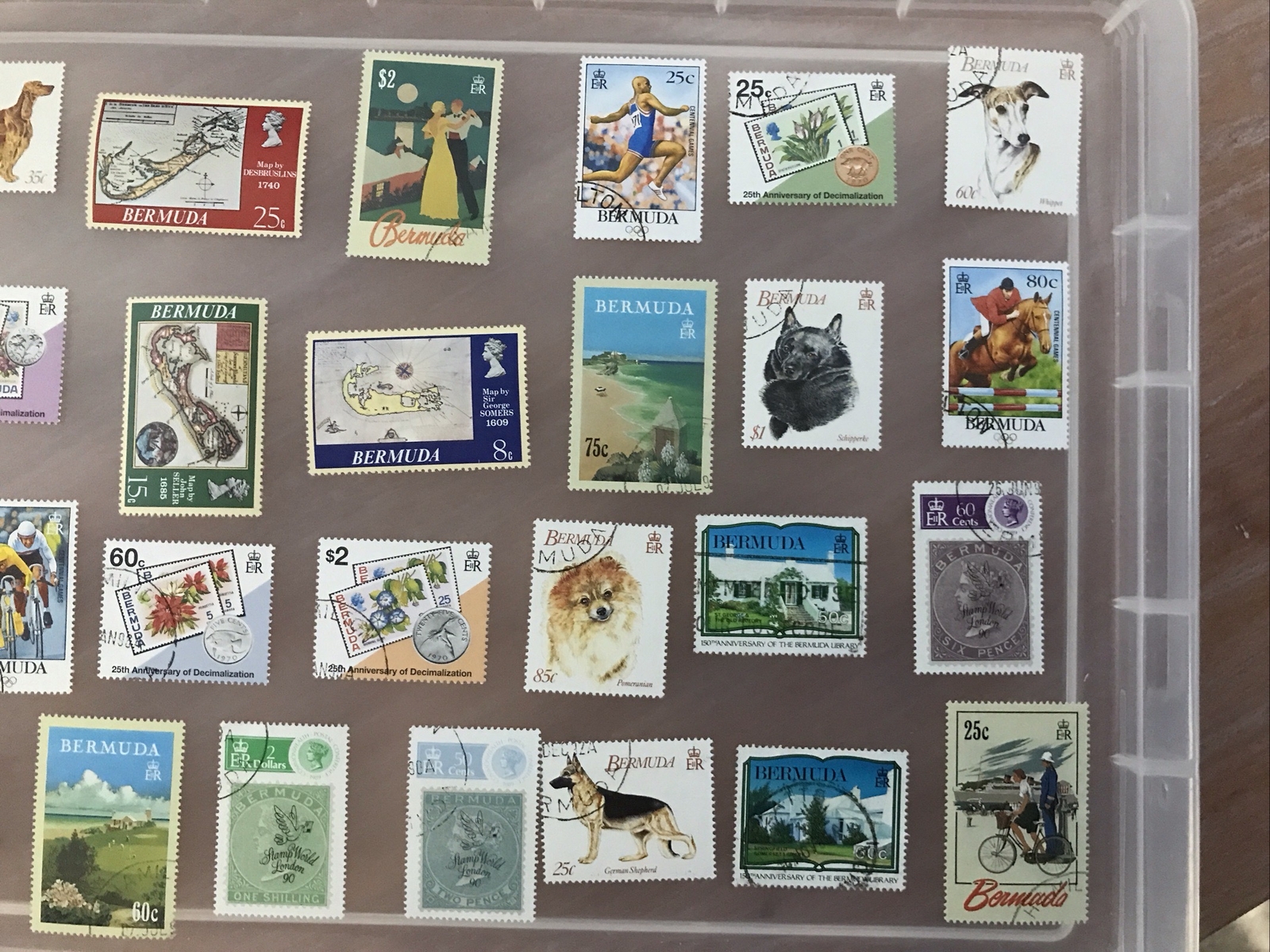 Bermuda Stamps Unchecked Collection (VV185) eBay