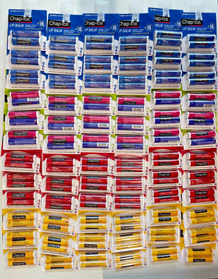 Box of 144 tubes Chap-Ice Lip Balm for Chapped, Dry, or Windburned Lip Chap ice