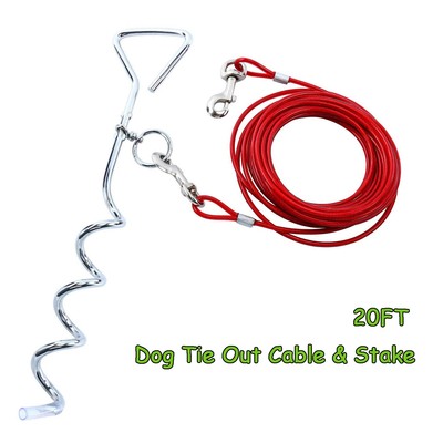 dog chain stake