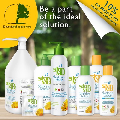 Skin MD Shielding for Face and Body, Relief for Irritated and Itchy Skin with... - Picture 9 of 9