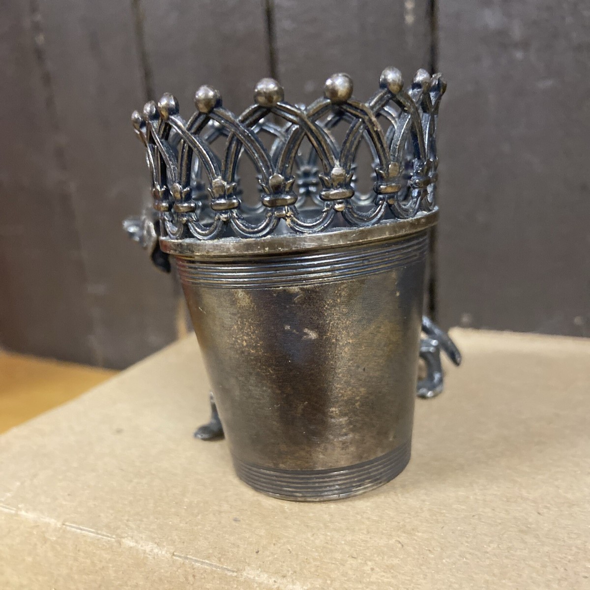 JAMES W. TUFTS, BOSTON, MASS. SILVERPLATE MATCH / TOOTHPICK