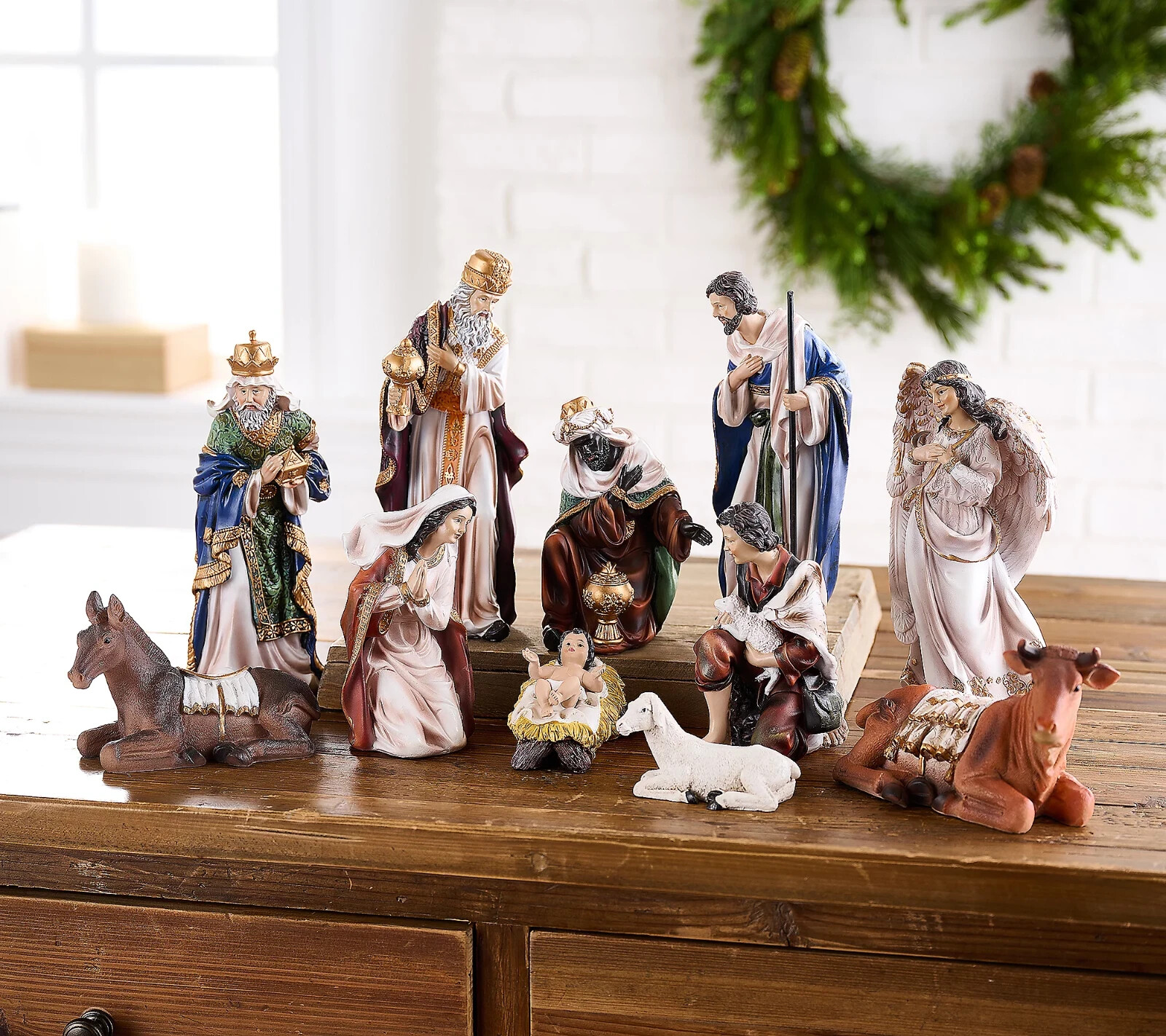 NEW 11Piece Nativity Set by Valerie PARR HILL 2023 International