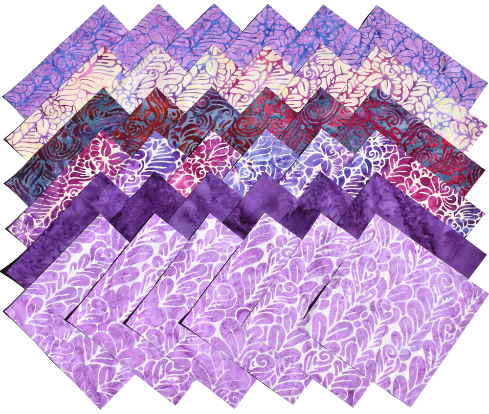 SORBET Batiks from Island Batik - (48) 5" batik squares