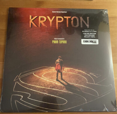 Krypton Original Television Soundtrack 2019 RSD Red Orange Vinyl LP Sealed New