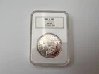 1880 Morgan Silver Dollar Coin - Spotty Edge Toning - NGC Graded MS65