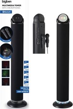 Sound Tower TW11 Laser Multimedia Turm Lichteffekte Bluetooth USB AUX 30Watt