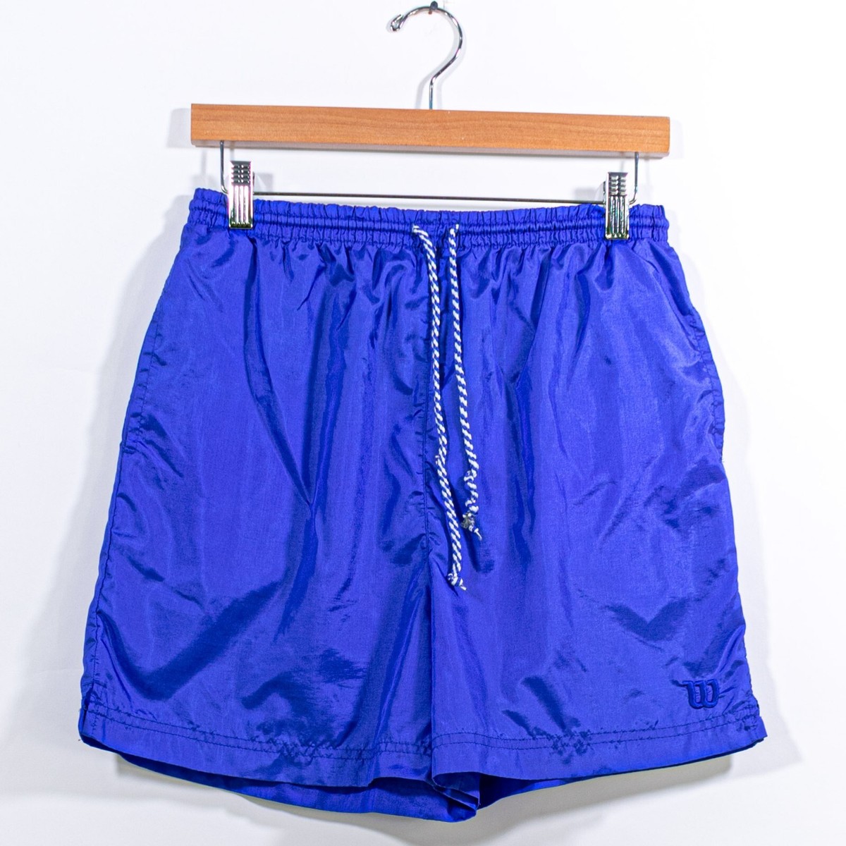 Wilson Shiny Nylon Shorts Medium VTG 90s Streetwear Skater Wilson Shiny Nylon Shorts Medium VTG 90s Streetwear Skater