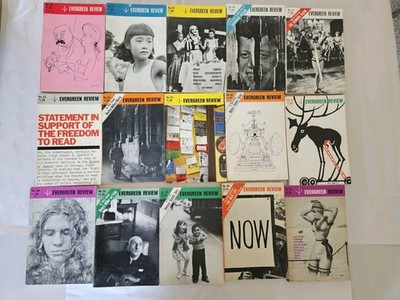 Lot of 15 Evergreen Review & Beatnik Scene Counterculture acceptable 16-31 ex 18