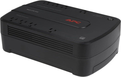 APC Back-UPS 550VA / 330W Battery Backup & Surge Protector, 8 Outlets, Black