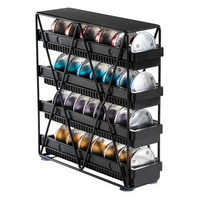 coffee Pod Holder 4 Tier Coffee Pod Holder For Countertop With 32 pods,Black ...