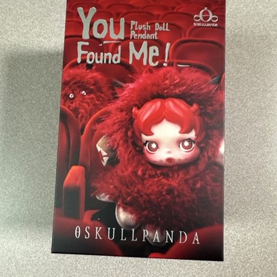 POP MART-Skullpanda-You Found Me Series-Plush Doll Pendant-New Sealed