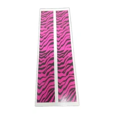 12 Pack 7" Arrow Wraps: Hot Pink & Black Tiger Print: Vinyl Stickers: 1" Wide