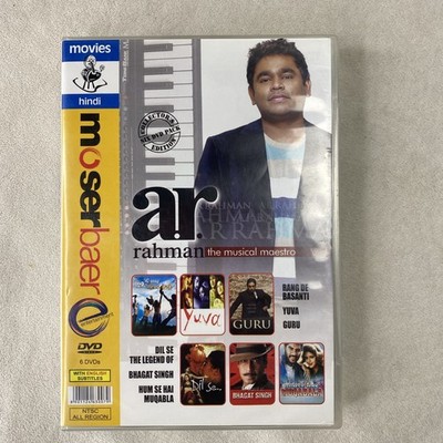 A.R. Rahman The Musical Maestro 6-Film Bollywood DVD Box Set Yuva, Guru, Hindi