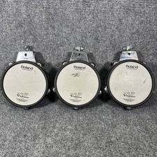 3 Pack Roland PD-85 Dual Trigger Mesh Head V-Drum Trigger Pads - Black - D6H4263