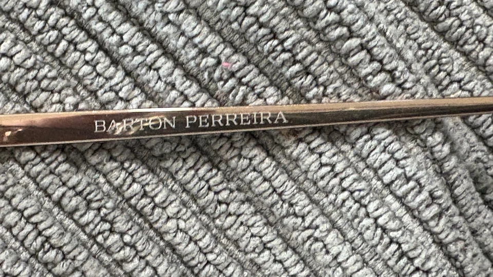 Óculos de sol unissex Barton Perreira Chevalier prata  - Imagem 2 de 4