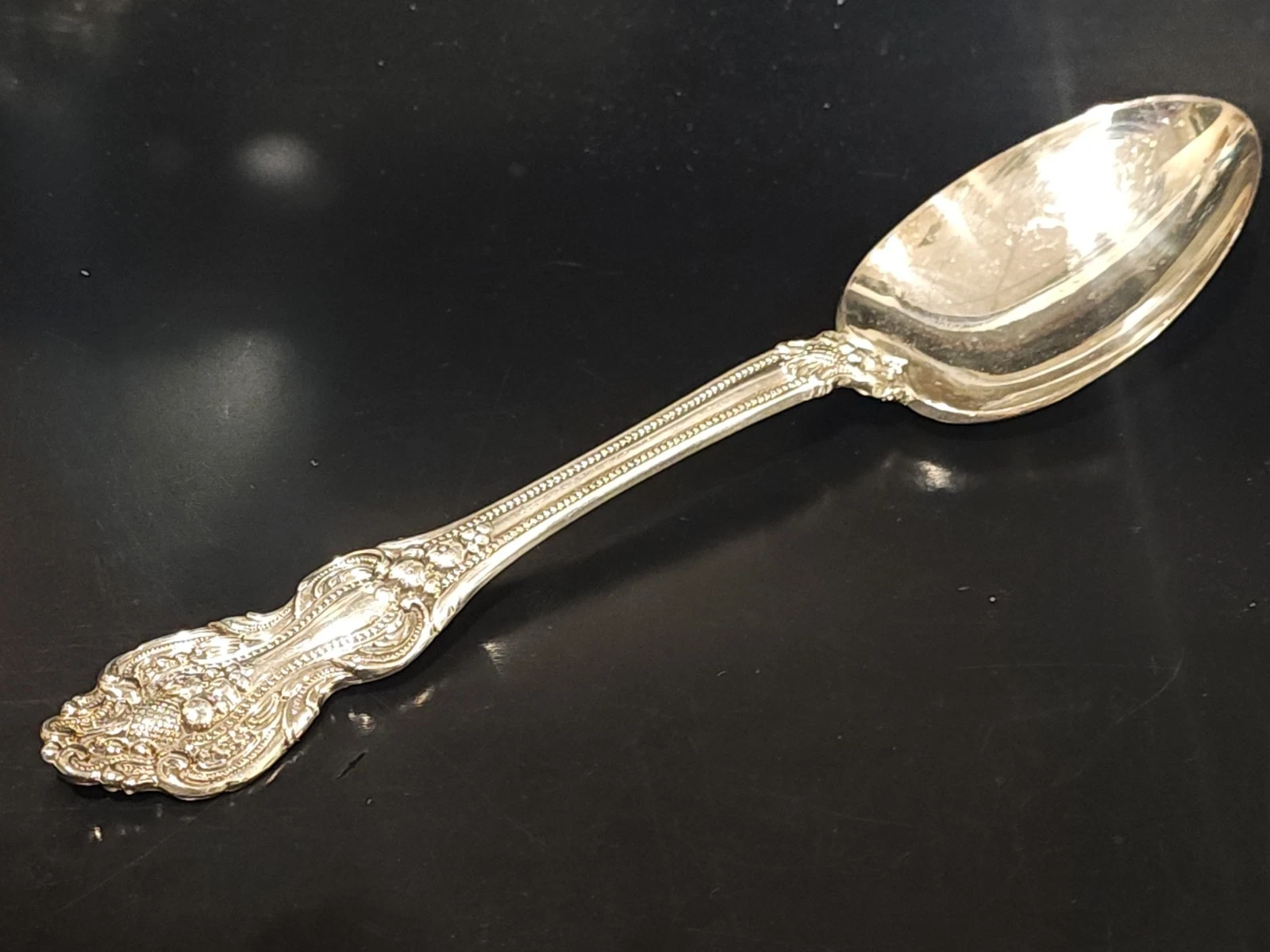 Reed & Barton KING FRANCIS Silverplate 8 1/4" SERVING SPOON